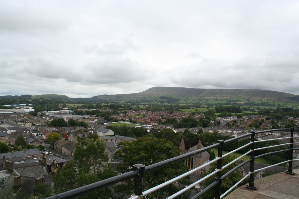 View from Clitheroe Castle.