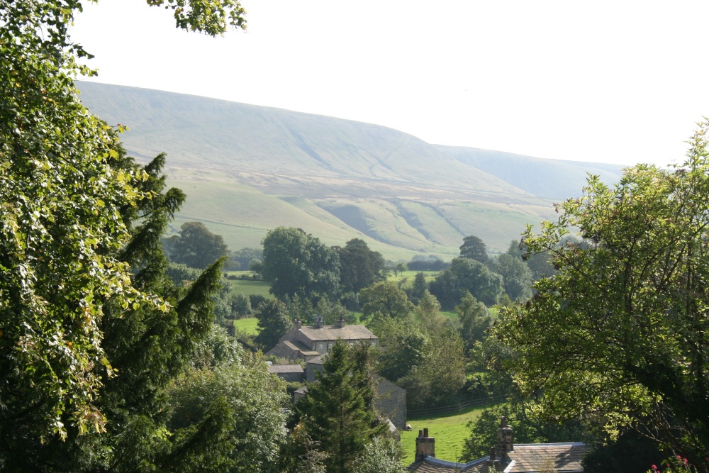 View of Pendle from Downham, Lancashire.