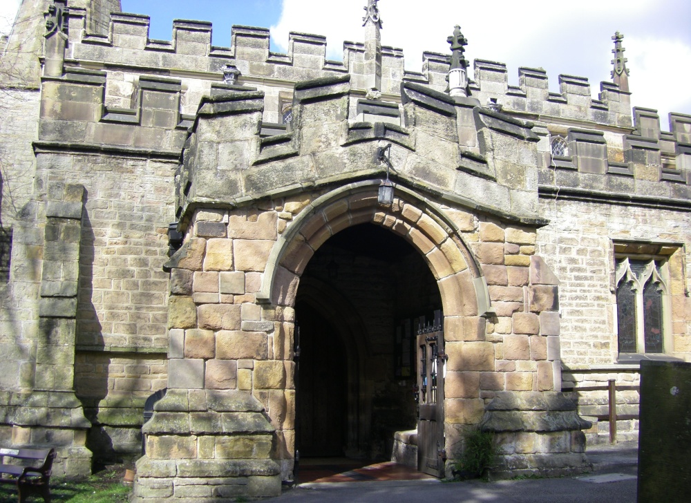 Church Porch, Baslow, Derbyshire