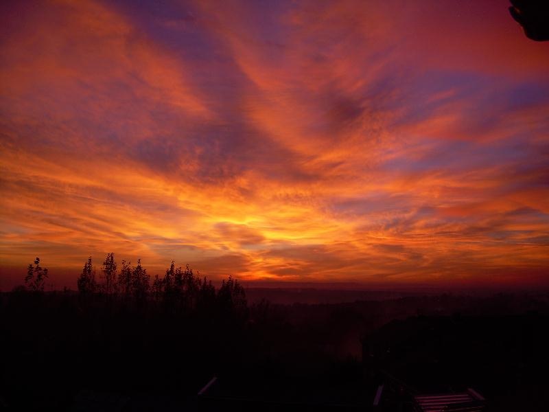 Sunset at Hastings East Sussex