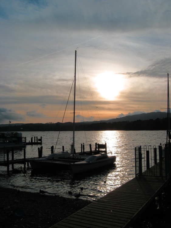 Evening at Waterhead, Windermere, Cumbria.