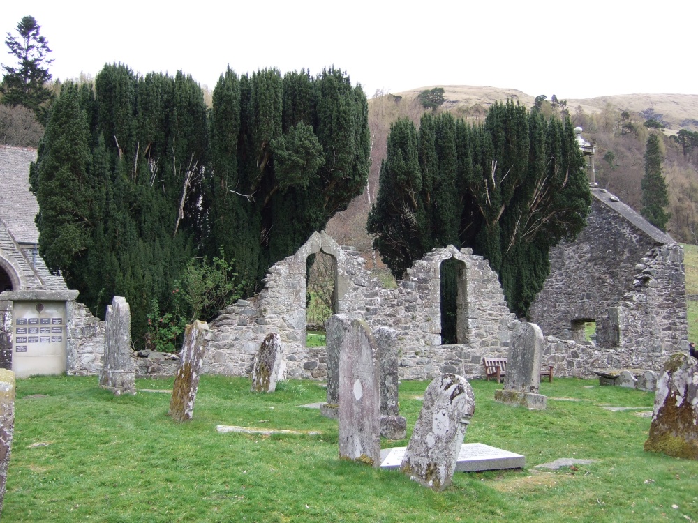 The old Kirk Balquhidder, resting place of the McLarens