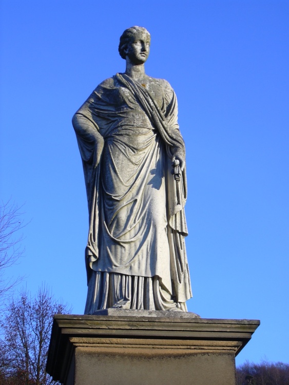 Statue in Chatsworth Gardens