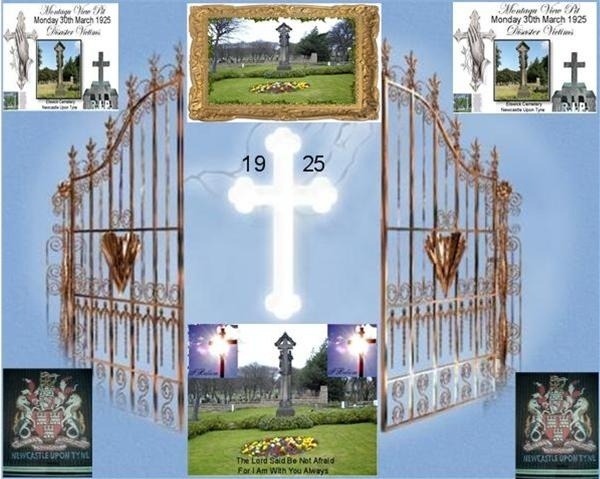 The Memorial For The Montagu View Pit Disaster Scotswood Newcastle Upon Tyne.