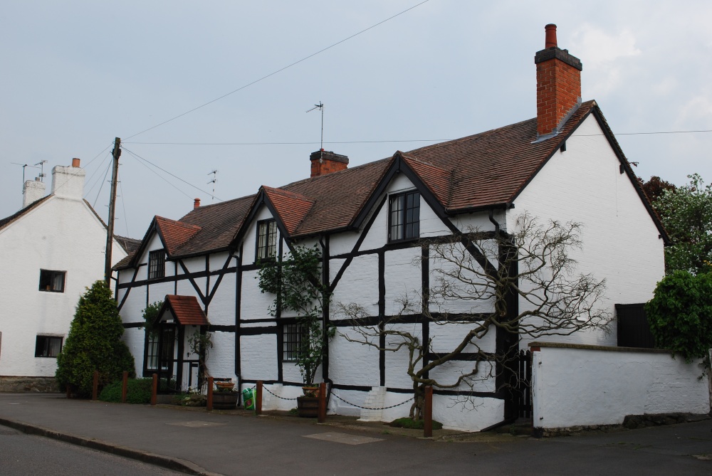 Timbered cottage, King's Newton