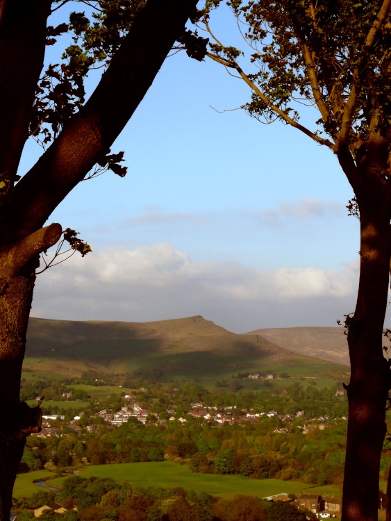 A view of Greenfield from Mossley