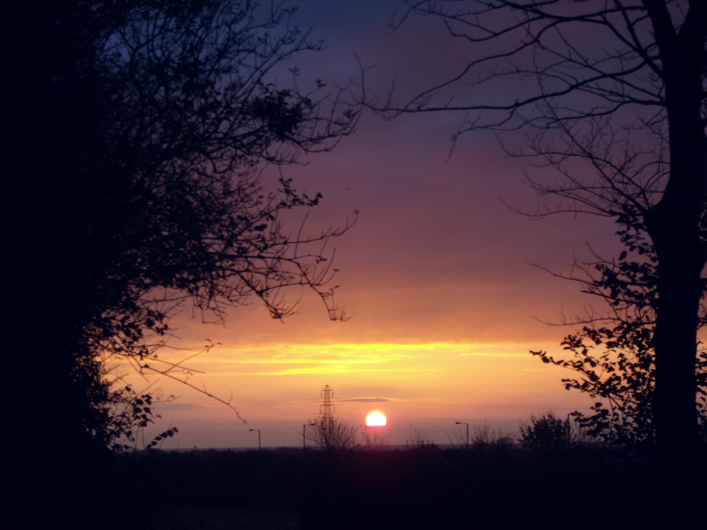 Photograph of Sompting sunrise