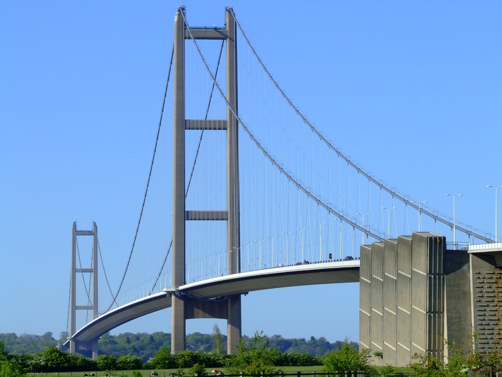 Photograph of The Humber bridge