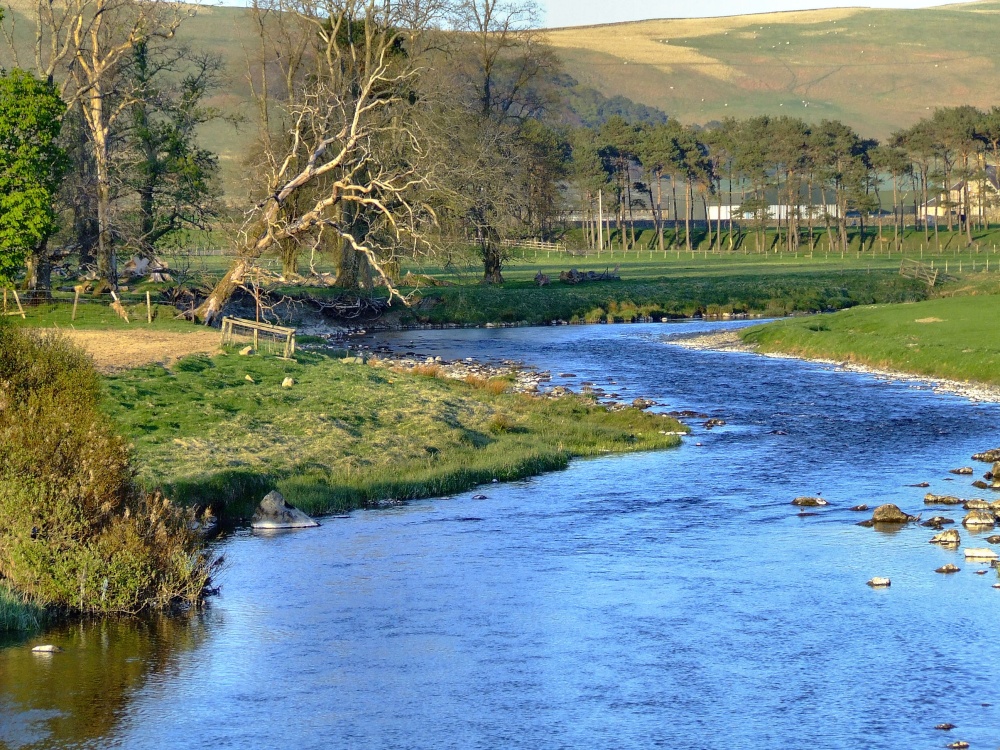 Photograph of The River Clyde at Crawford