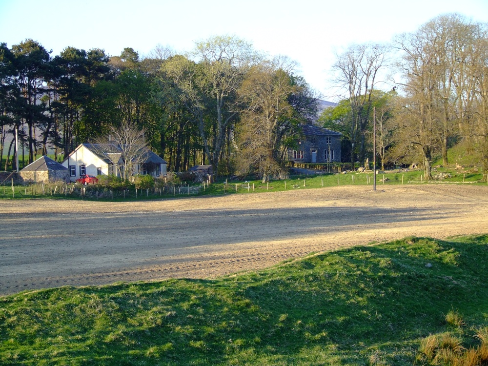 Photograph of Countryside near the banks of the Clyde