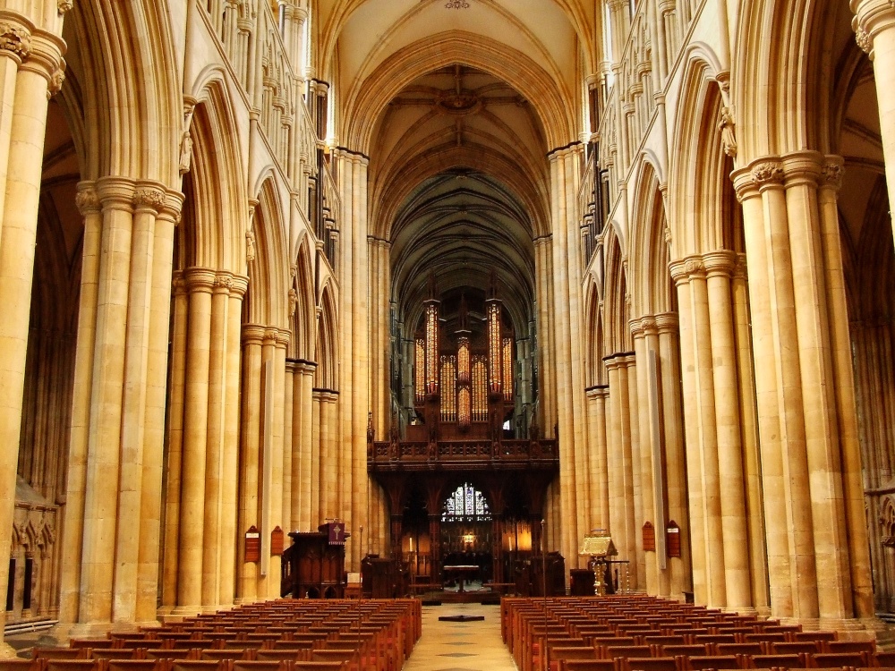 Inside Beverley minster photo by Andy Edwards