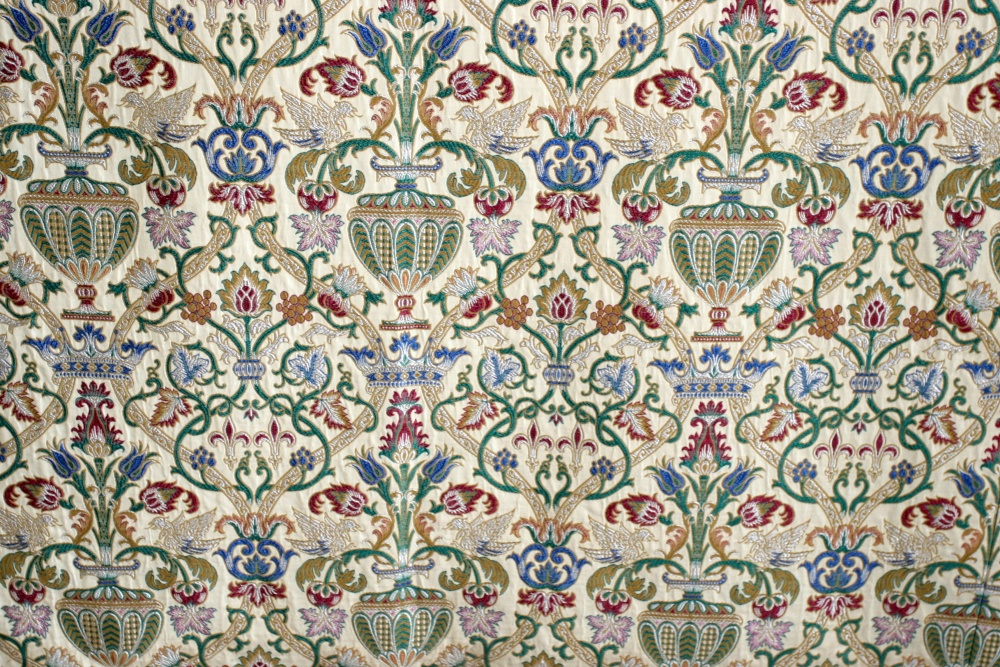 Alter Cloth detail. St Mary, Lidgate