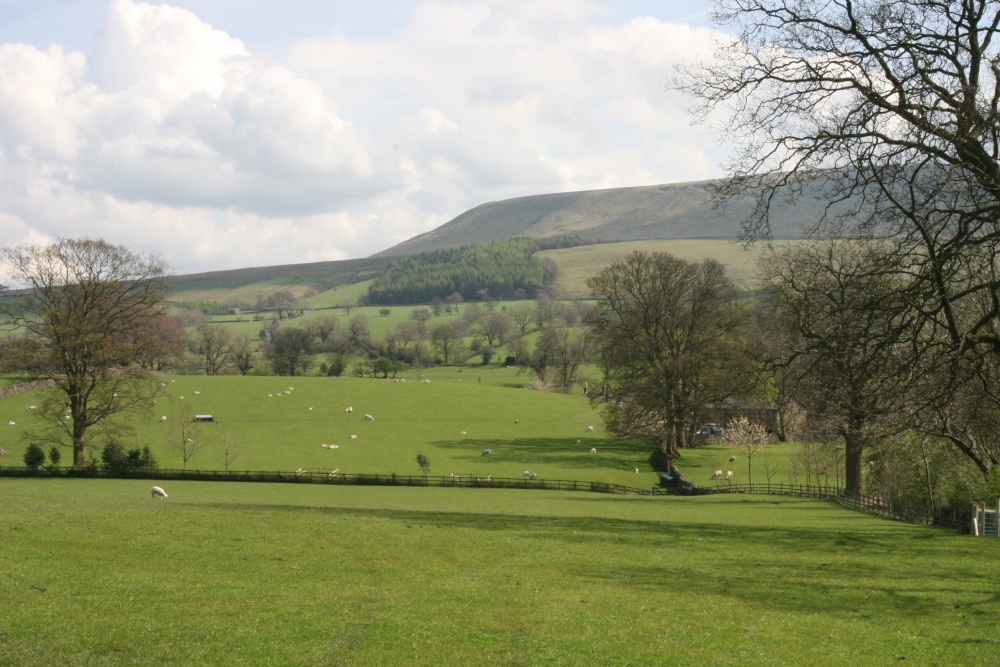 Looking towards Pendle Hill, Downham
