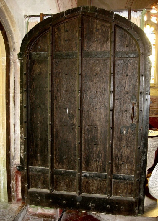 Church Door, Parish Church of St. Nicholas, Silton, Dorset