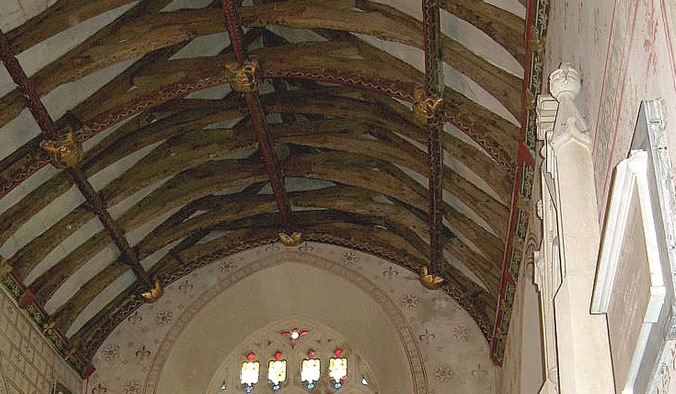 Photograph of Side Chapel Roof, Parish Church of St. Nicholas, Silton, Dorset