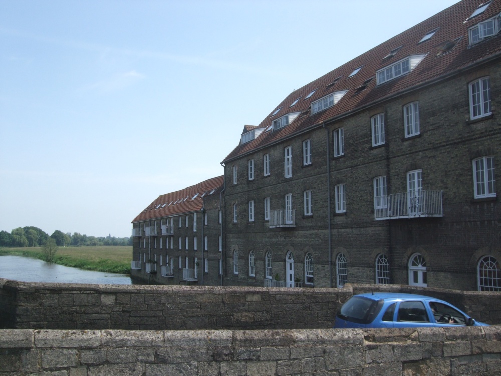 The now converted mill at Huntingdon