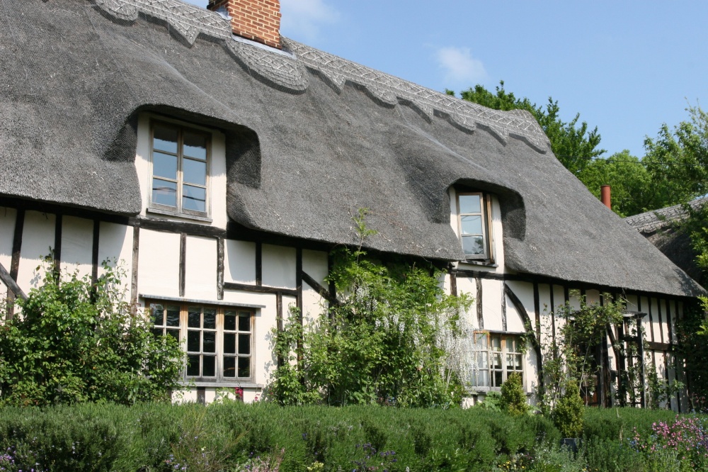 Photograph of Thatched village cottage