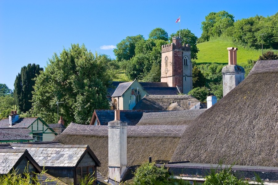Photograph of Across The Thatched Roof Tops