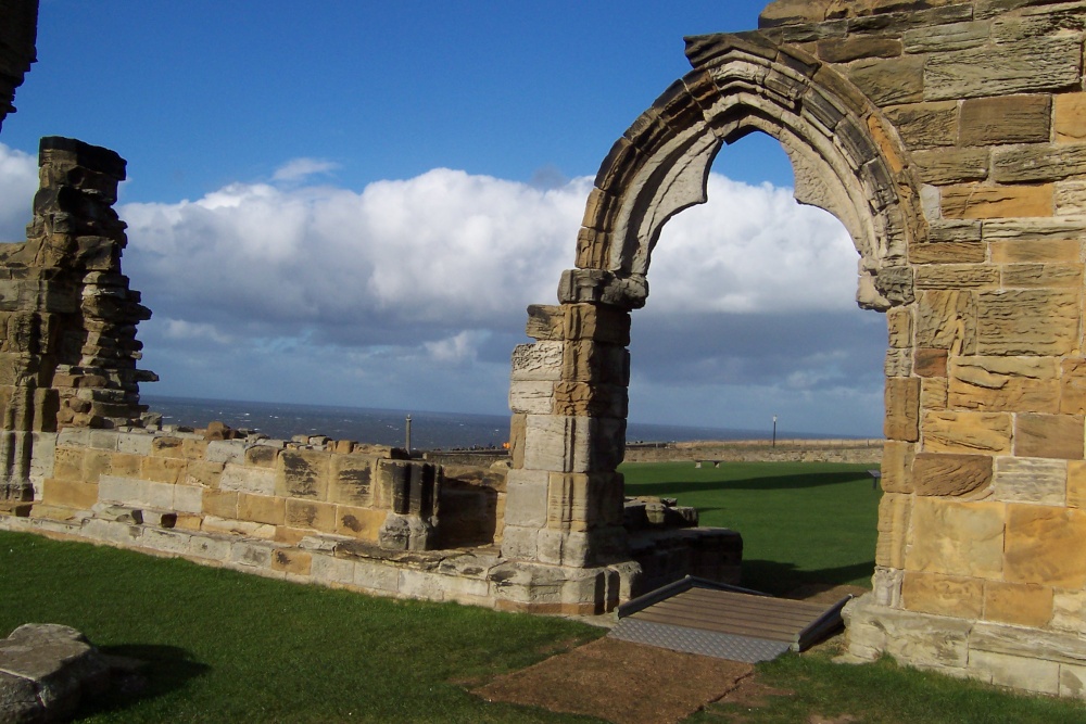Pillaged Wall at Whitby Abbey