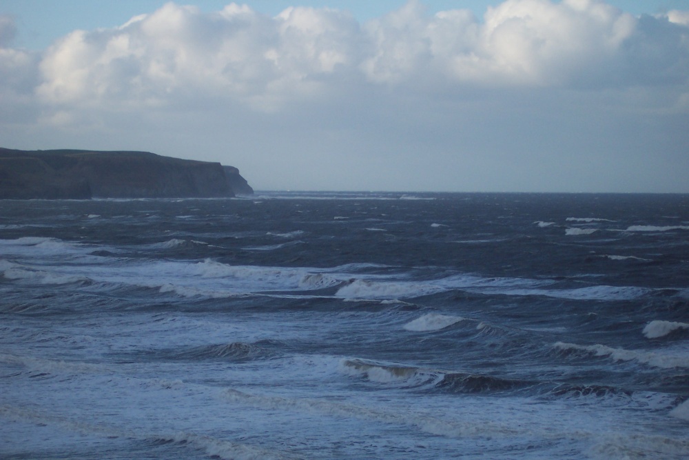 Photograph of Rolling Waves of the North Sea