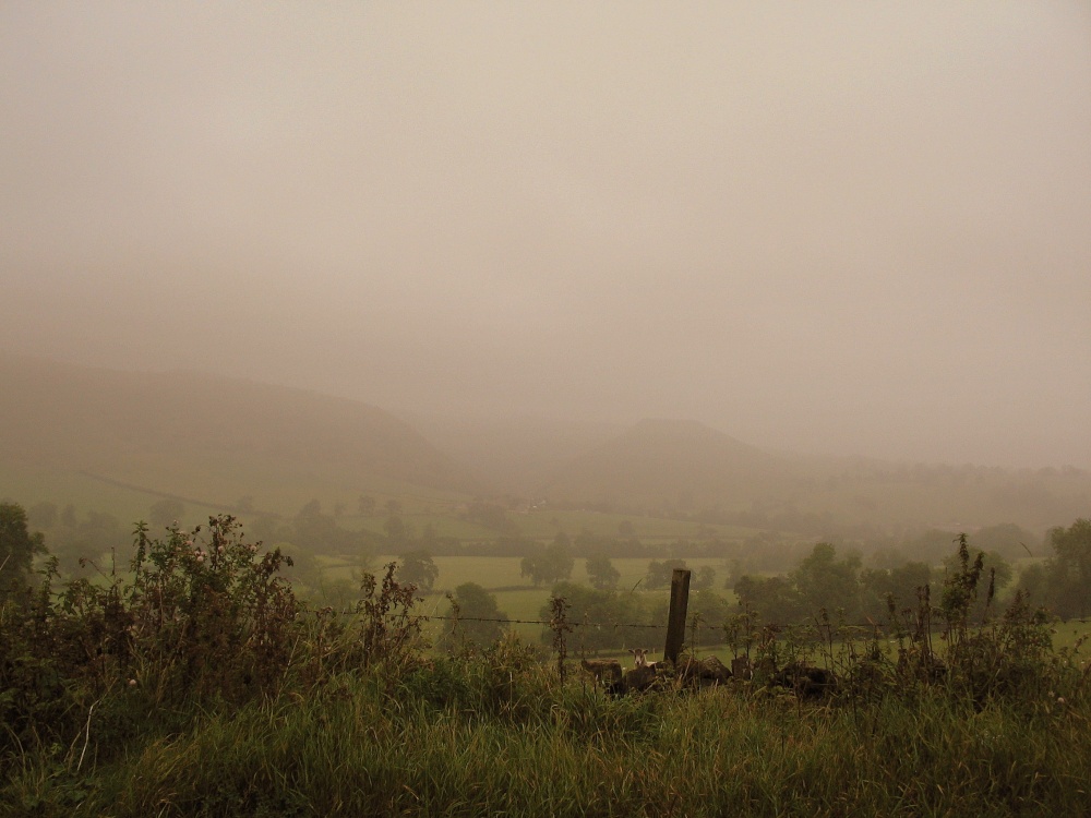 Mist over Dove Dale