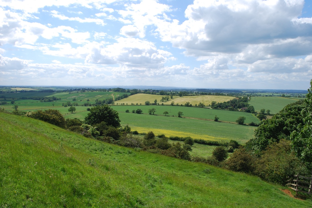 Photograph of The view from Burrough Hill