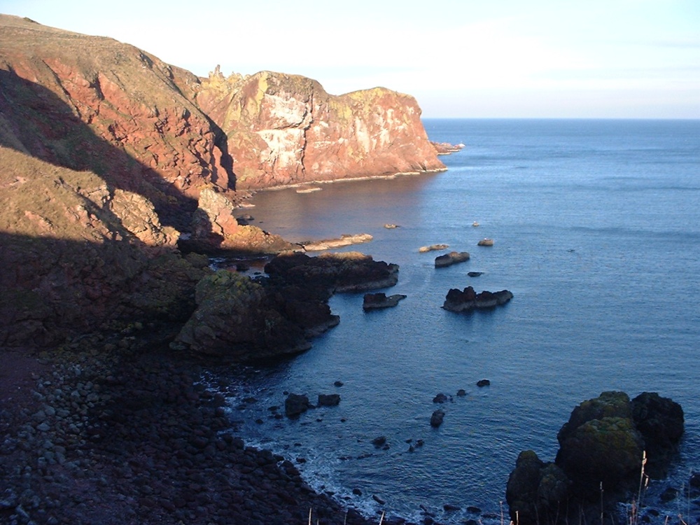 Photograph of The cliffs at St.Abbs, near Berwick-Upon-Tweed