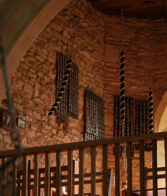Campanologists corner, Hillesden church, Hillesden, Bucks