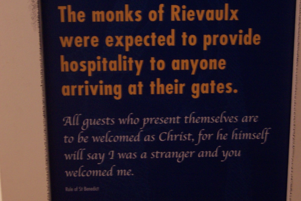Rievaulx Abbey Interpretive Sign...