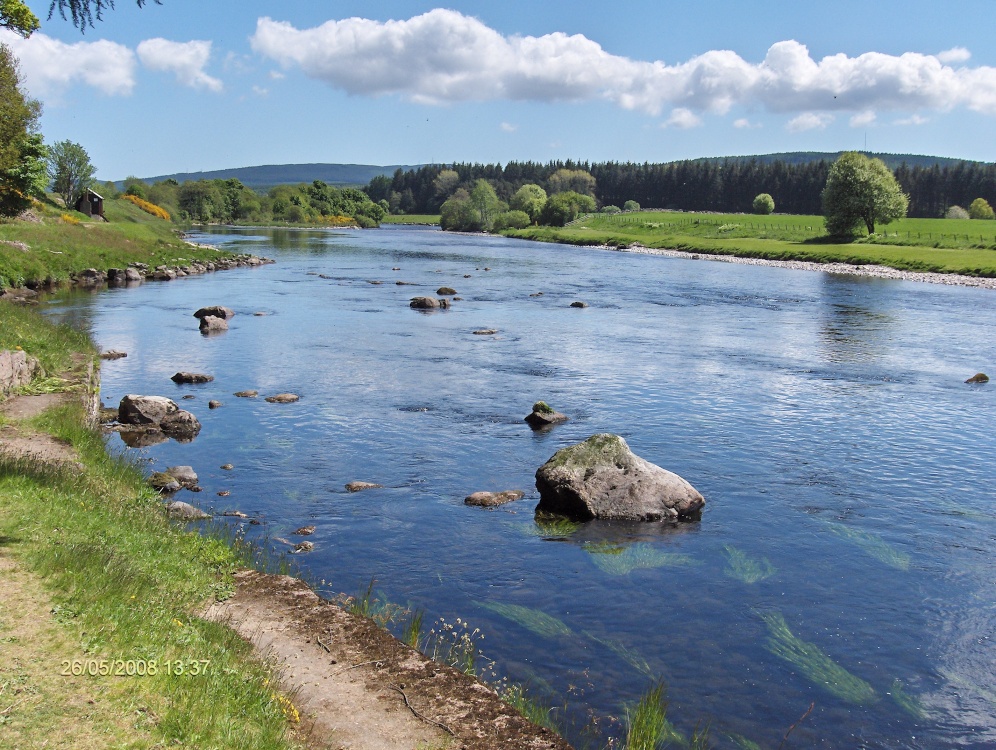 Photograph of River Dee near Banchory