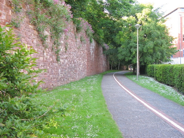 Exeter city walls