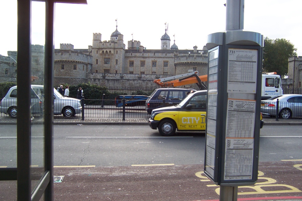 Tower of London from Bus Stop