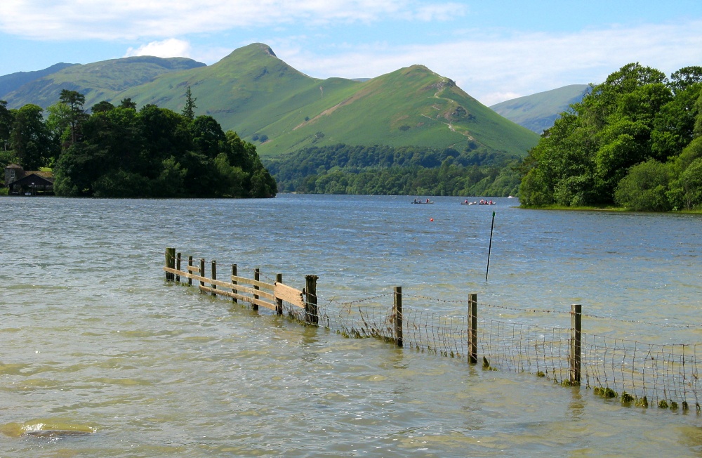 Derwentwater in the English Lakes. Cat Bells in the background.