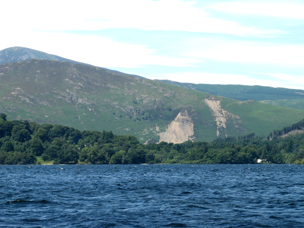 Derwentwater, a view from a pleasure craft.