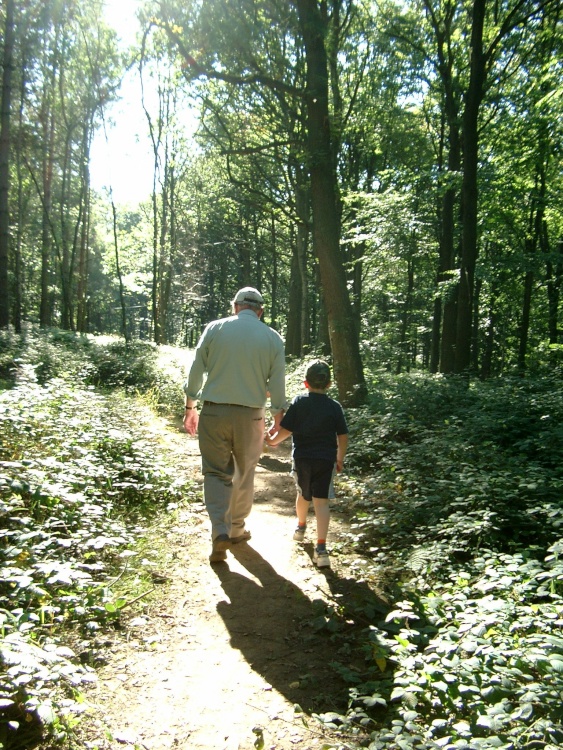 A walk with Grandpa