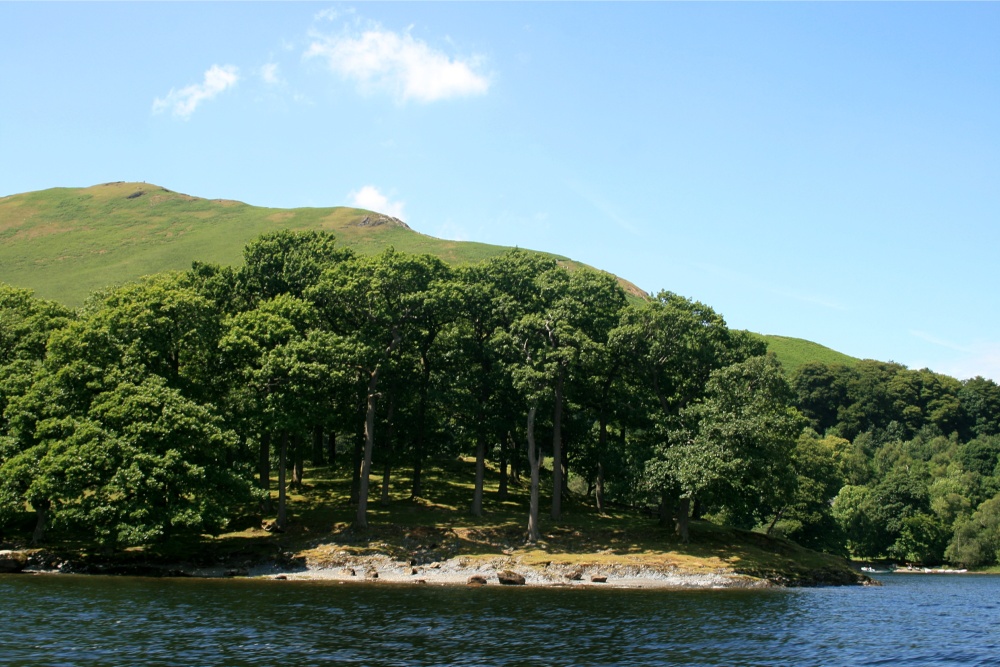 Views round Derwentwater Shore taken from a pleasure boat.