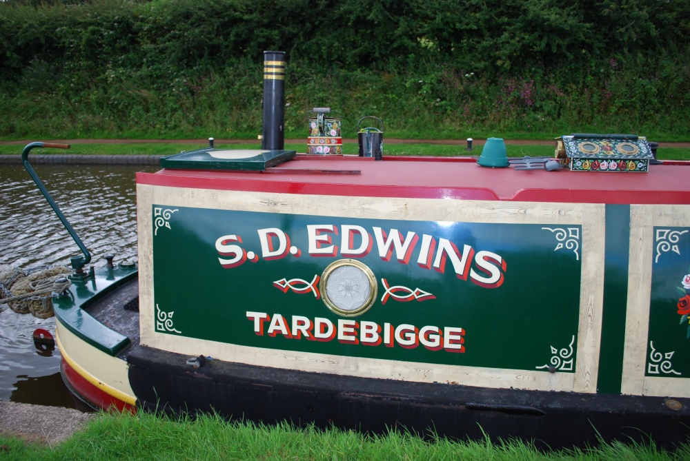 Canal boat at Tardebigge