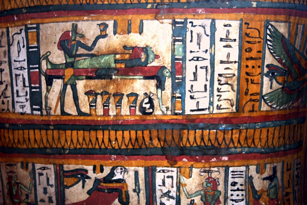 mummy detail Leicester Museum photo by Mark Corby