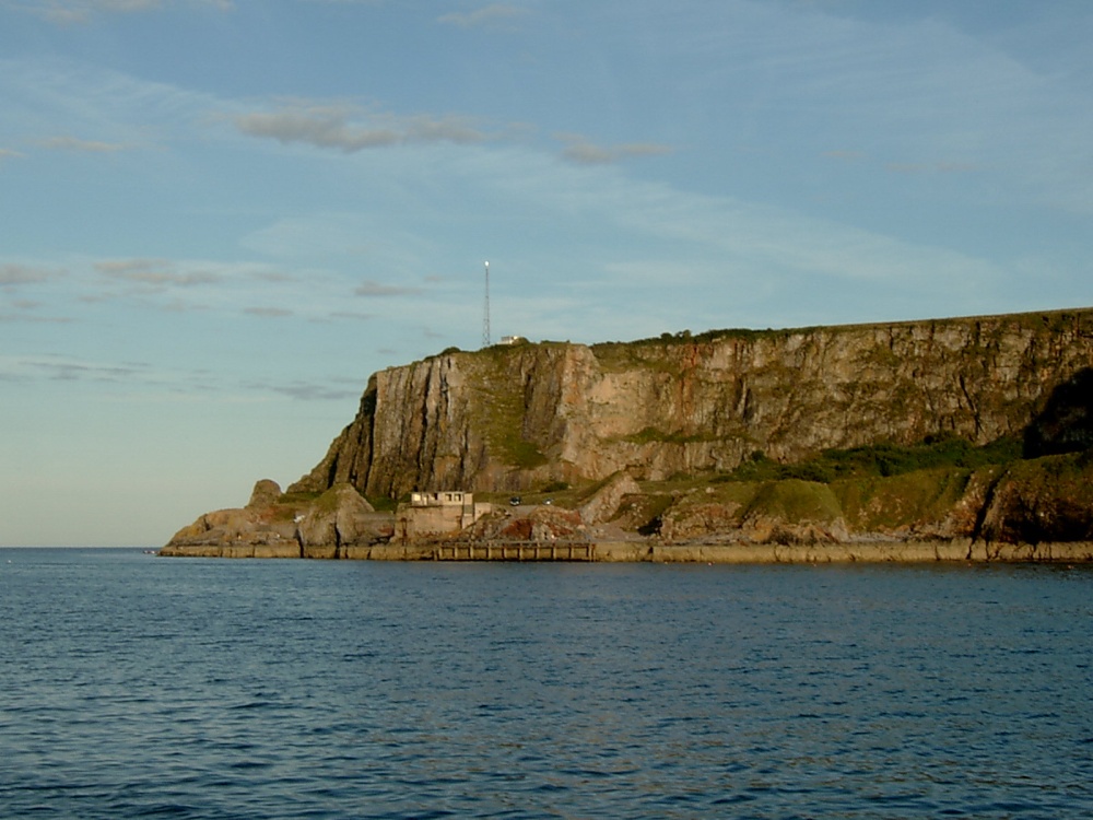 Berry Head seen from the sea.