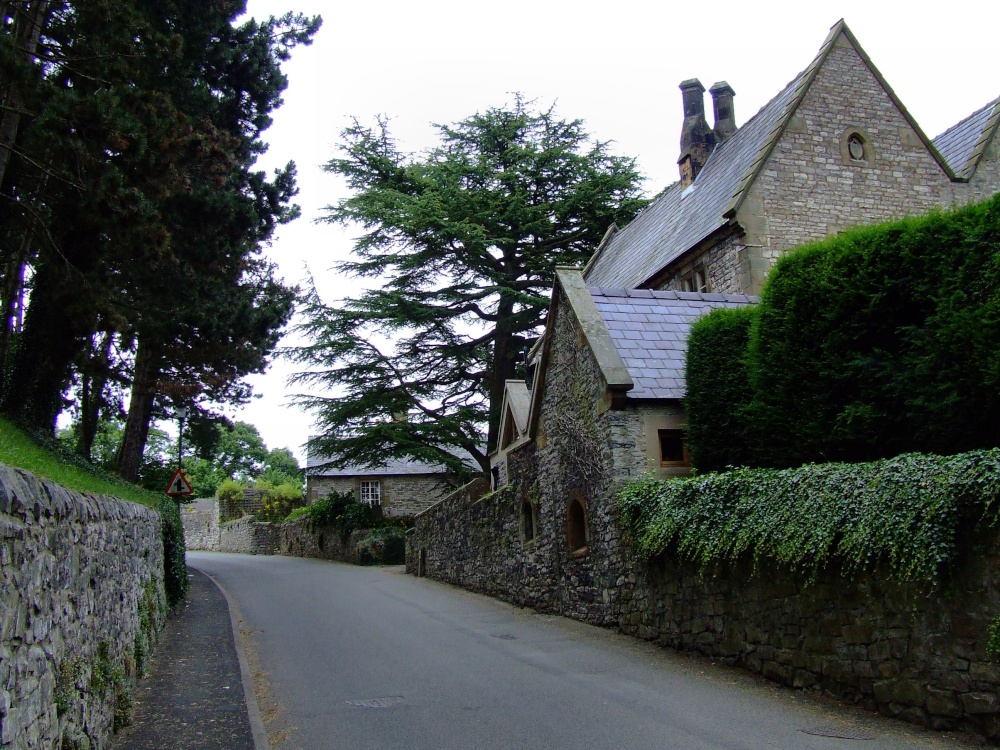 A steep lane in Ashford