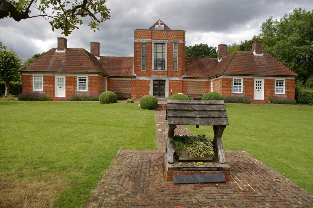 Front view of Sandham Memorial Chapel