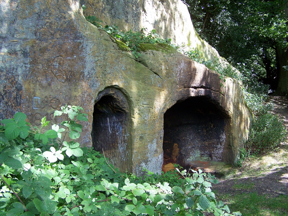 Man made caves at Happy Valley, Rusthall Common
