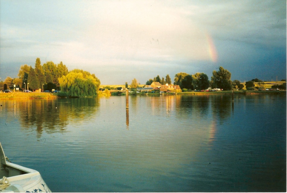 Photograph of View Across the Moorings at Billing Aquadrome