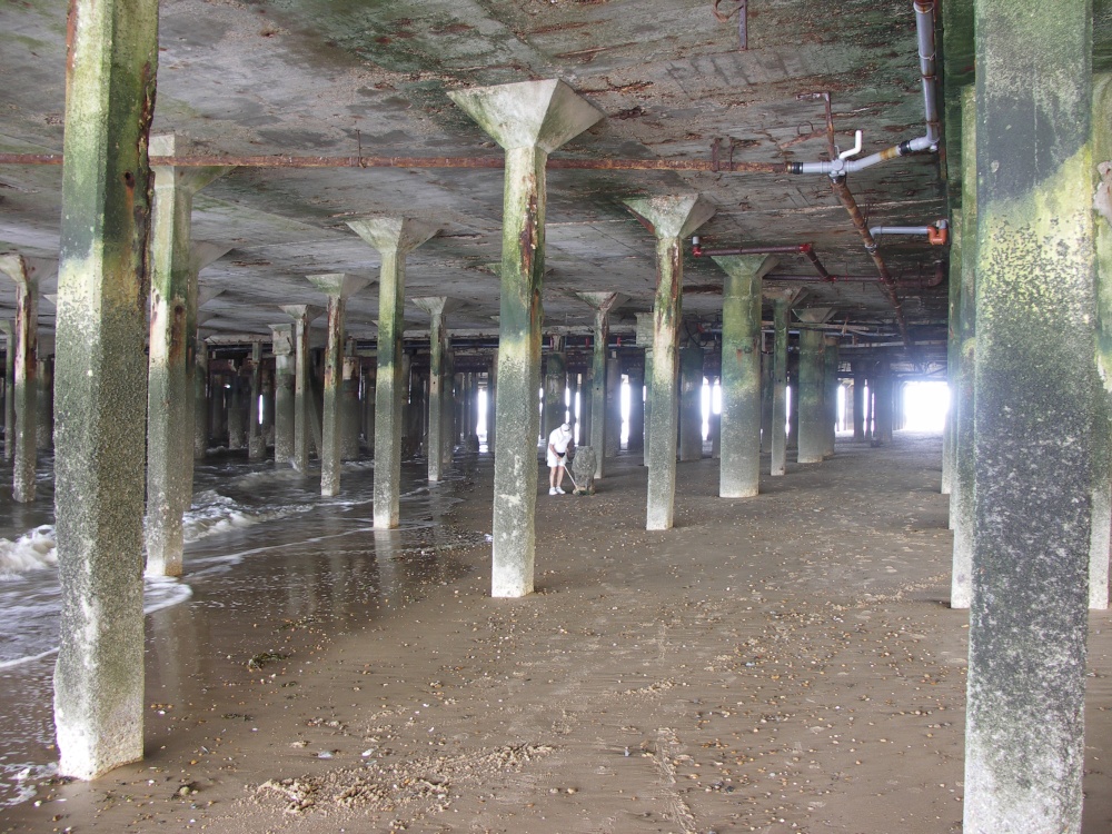 Underneath Clacton Pier