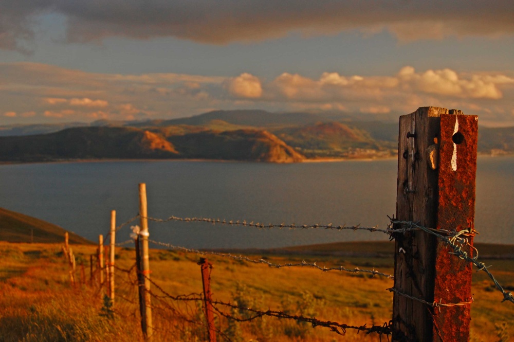 View towards Snowdonia.