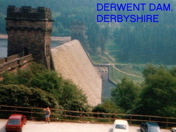Derwent Dam near Ladybower Reservoir