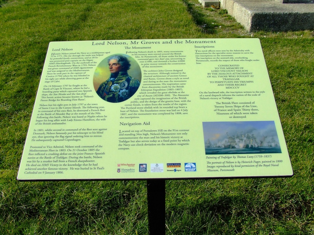 Nelsons Monument, Portsdown hill