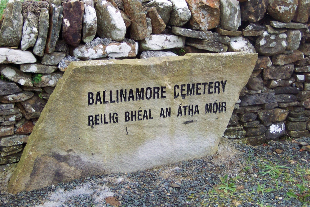 Ballinamore Cemetery sign