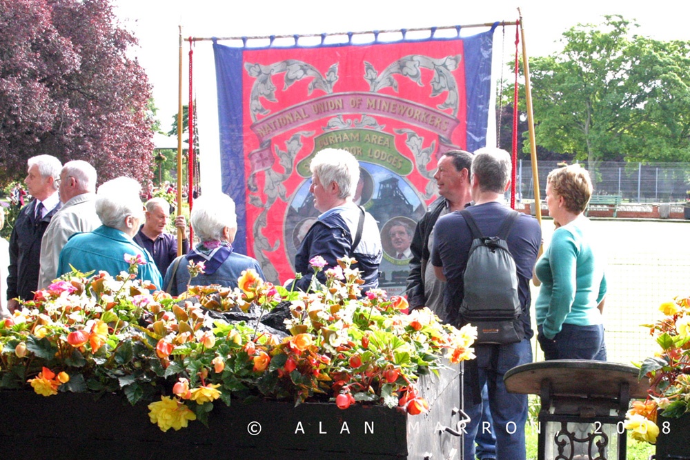 Spennymoor Heritage Banner at Durham Miners Gala