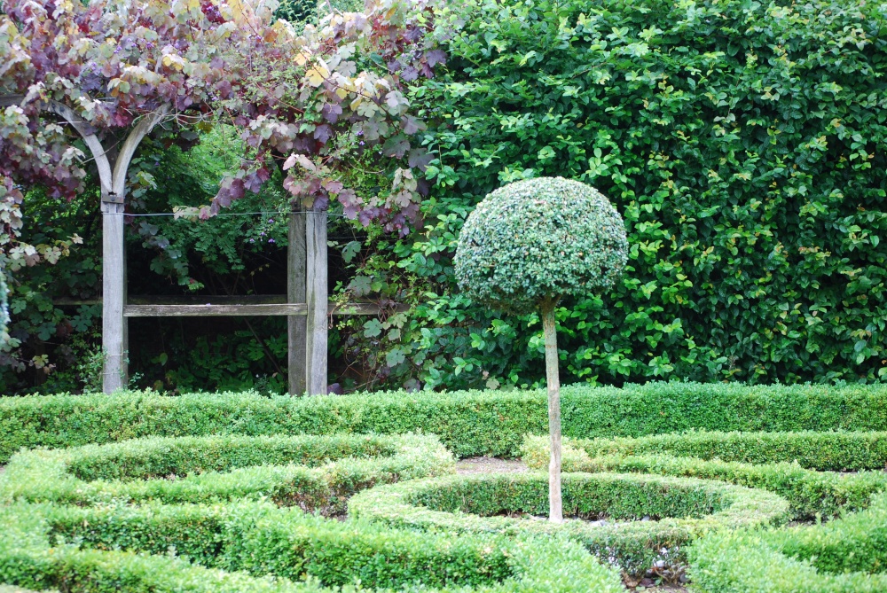 The knot garden at Moseley Old Hall